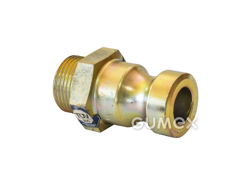 KAMLOK BETON systém 22, vsuvka DN25, vnější závit G 1", 50bar, litina/ocel/pozinkované